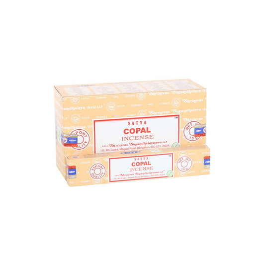 Set of 12 Copal Incense Sticks by Satya