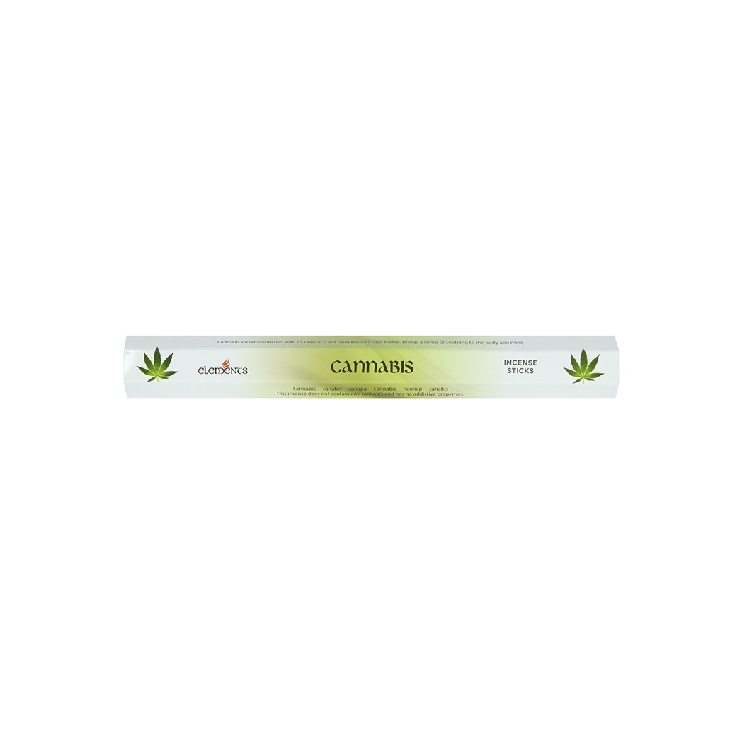 Box of 6 Packets of Elements Cannabis Incense Sticks