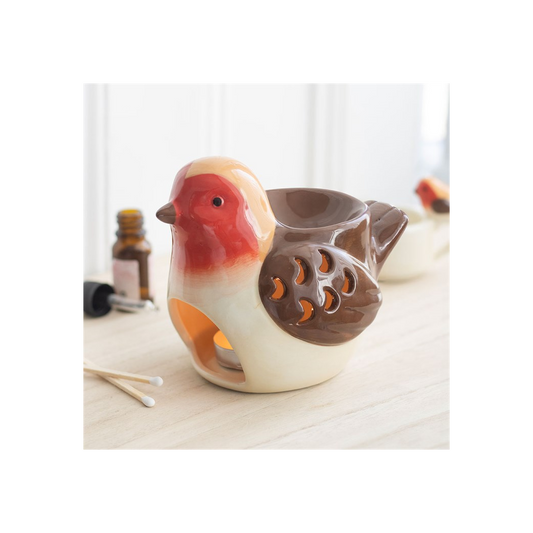 Robin Shaped Oil Burner and Wax Warmer