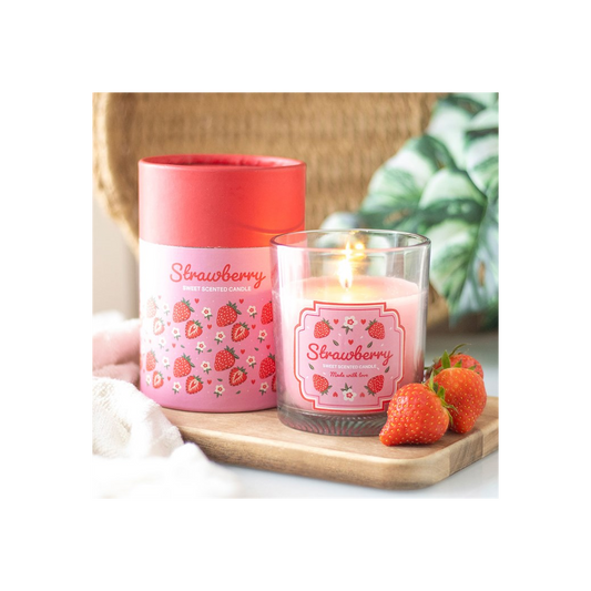 Strawberry Scented Candle