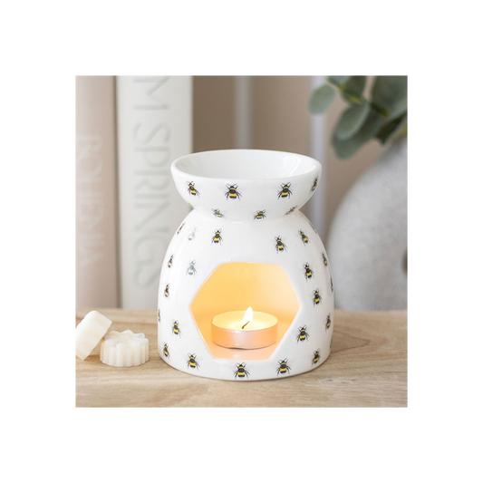 All Over Bee Print Oil Burner
