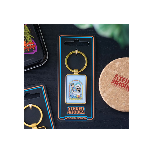 Stay Positive Keyring by Steven Rhodes