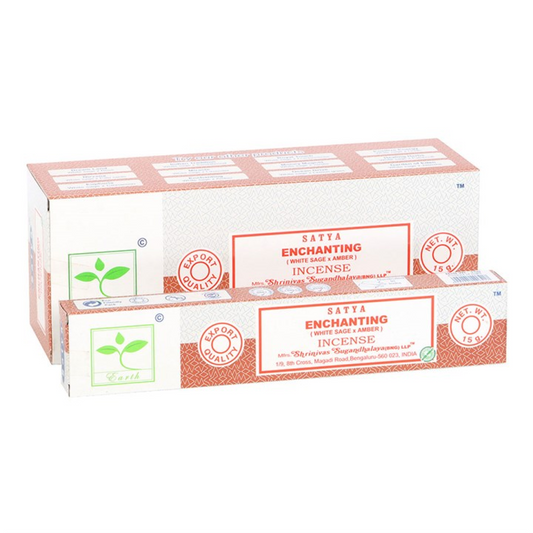 Earth Satya Enchanting Incense (Box of 6 individual packs)