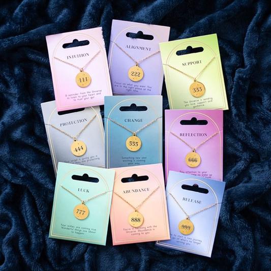 Angel Number Necklaces (9 piece set)
